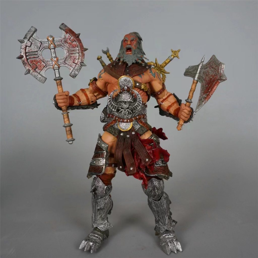 22cm Game Diablo 3 Barbarian Four Horsemen Mythic Legions Action Figure Deluxe Legion Builders Toy Model 2 - Diablo Merch