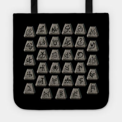 Old School Runes Tote Official Haikyuu Merch