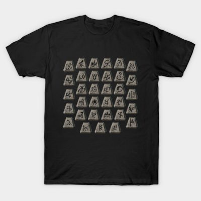 Old School Runes T-Shirt Official Haikyuu Merch