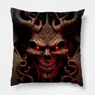 Demon Face Throw Pillow Official Haikyuu Merch