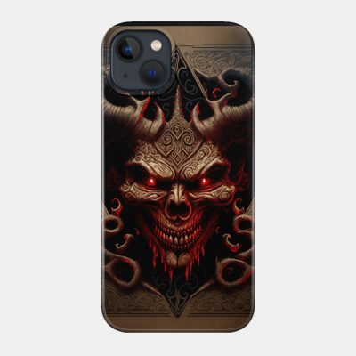 Demon Face Phone Case Official Haikyuu Merch