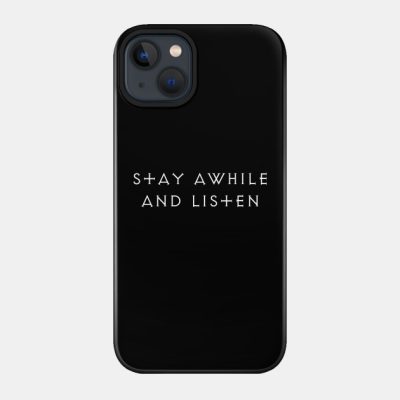 Diablo Stay Awhile And Listen Phone Case Official Haikyuu Merch