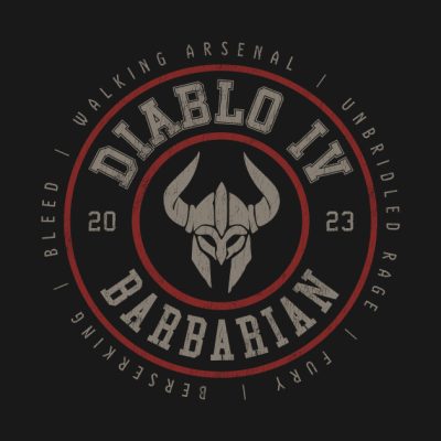 Diablo Iv Barbarian Crewneck Sweatshirt Official Haikyuu Merch