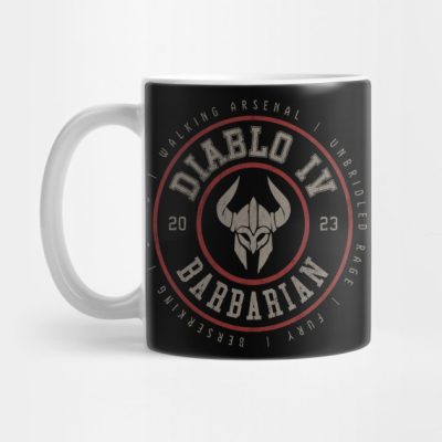 Diablo Iv Barbarian Mug Official Haikyuu Merch