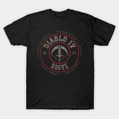 Diablo Iv Rogue T-Shirt Official Haikyuu Merch