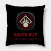 Diablo 4 Druid Quote Dark Theme Throw Pillow Official Haikyuu Merch