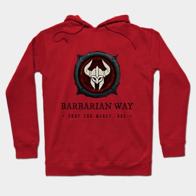 Diablo 4 Barbarian Quote Light Theme Hoodie Official Haikyuu Merch