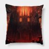 Diablo Tristram Cathedral Throw Pillow Official Haikyuu Merch