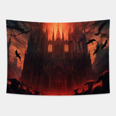 Diablo Tristram Cathedral Tapestry Official Haikyuu Merch