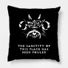 The Sanctity Of This Place Has Been Fouled Throw Pillow Official Haikyuu Merch