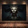 Diablo IV HD Game Poster Lilith Dormitory Home Decor Apartment Decor Painting Bedroom Wall Stickers Canvas 18.jpg 640x640 18 - Diablo Merch