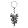 Game Diablo 3 Animal Head Keychain Warchmen Guardian Horadrim s Amulet Pendant Key Rings Metal Men 1 - Diablo Merch