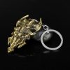 Game Diablo 3 Animal Head Keychain Warchmen Guardian Horadrim s Amulet Pendant Key Rings Metal Men 4 - Diablo Merch