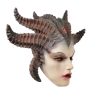 Game Diablo IV Lilith Devil Mask Cosplay Horror Demon Vampire Latex Masks Helmet Halloween Party Costume 1 - Diablo Merch