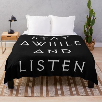 Stay awhile and listen Blanket Official Haikyuu Merch