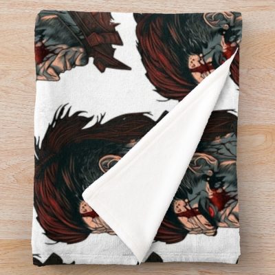 Blood Rogue with red hair Blanket Official Haikyuu Merch