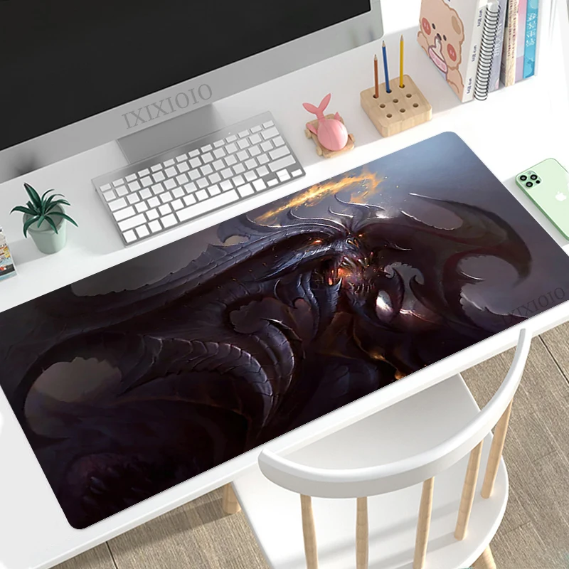 Diablo 3 Mouse Pad Gaming XL Computer Home New Mousepad XXL Playmat Natural Rubber Soft Non 9 - Diablo Merch