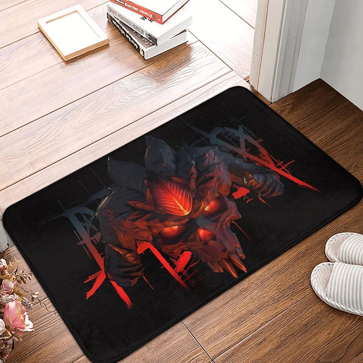 Diablo 4 Game Non slip Doormat Devil Head Bath Bedroom Mat Outdoor Carpet Home Pattern Decor - Diablo Merch