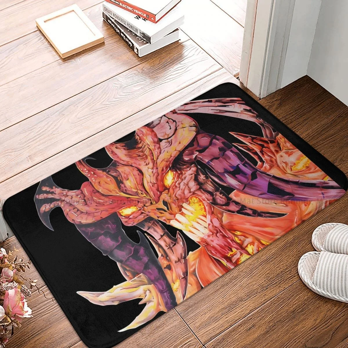 Diablo 4 Game Non slip Doormat Kitchen Mat Dark Devil Cool Floor Carpet Welcome Rug Indoor - Diablo Merch