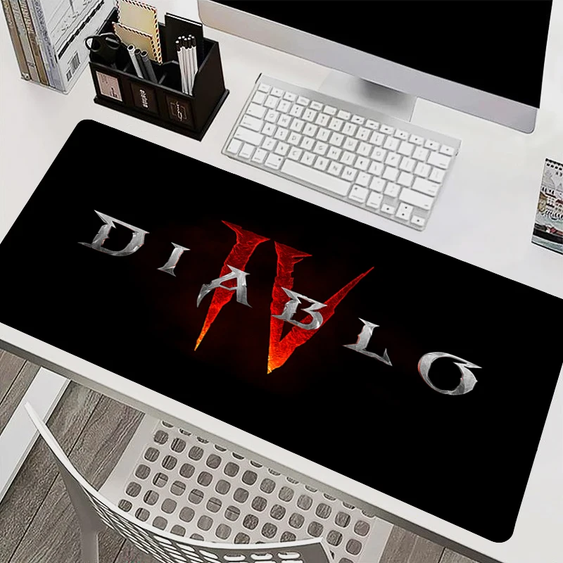 Diablo 4 HD Gamer Custom Mouse Pad Computer Gaming Accessories Keyboard Mousepad Office Laptop Non Slip 1 - Diablo Merch