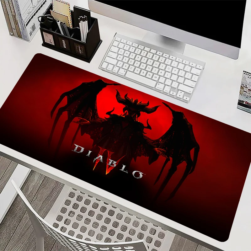 Diablo 4 HD Gamer Custom Mouse Pad Computer Gaming Accessories Keyboard Mousepad Office Laptop Non Slip - Diablo Merch