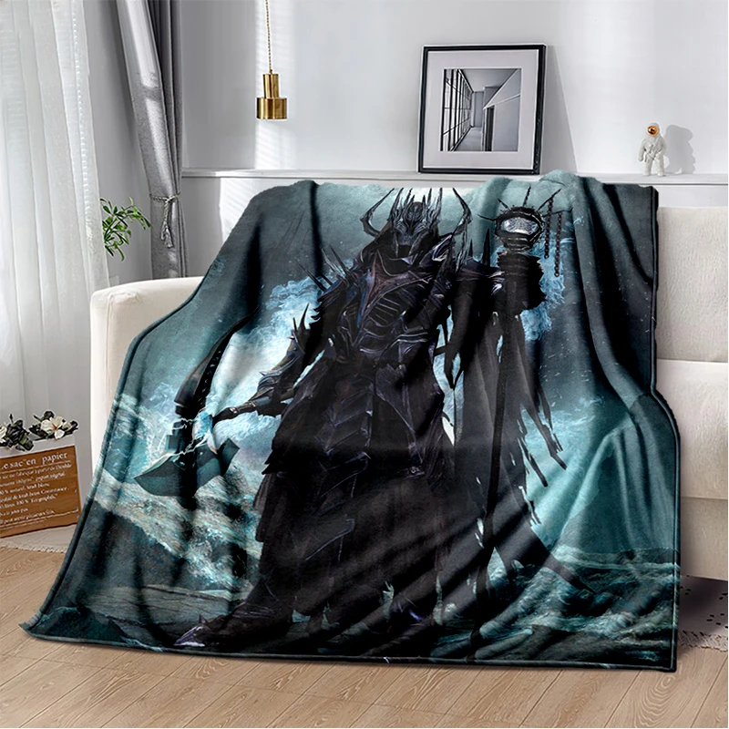 Diablo Art Printed Blanket Gedruckt Bettdecke Sofa Geschenk Gift Flannel Soft Plush Sofa Bed Throwing Blankets 6 - Diablo Merch