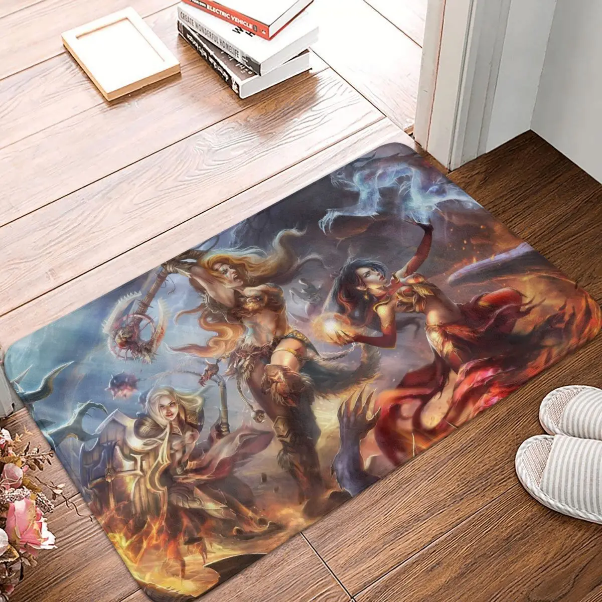 Diablo Classic Games Kitchen Non Slip Carpet Fonstola Bedroom Mat Entrance Door Doormat Home Decor Rug - Diablo Merch