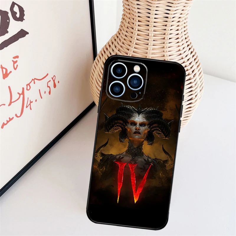 Game D Diablo 3 Case For iPhone 15 Pro 12 13 Mini 11 14 Pro Max 7 - Diablo Merch