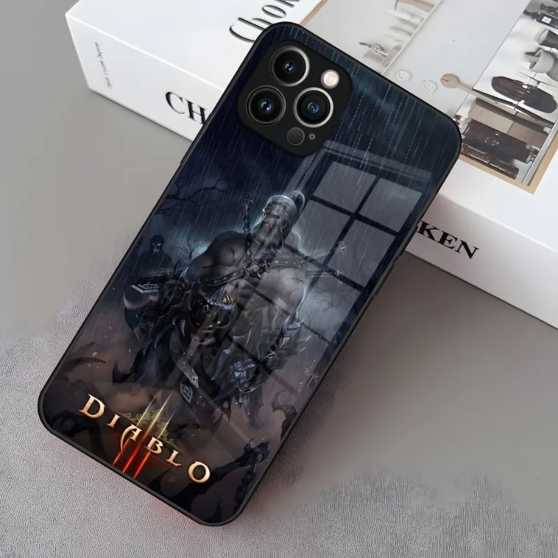 Hot Game Diablo Phone Case For Iphone 14 12 11 13 Pro Max Mini 8 X 9 - Diablo Merch