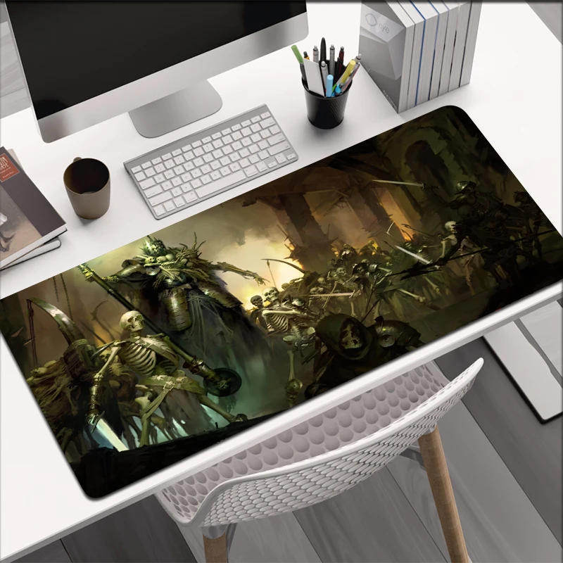 Large 40 90cm Diablo 4 Mouse Pad Mat XL Large Gaming Mousepad Gamer Keyboard Office Rubber 8 - Diablo Merch