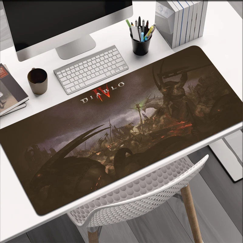 Large 40 90cm Diablo 4 Mouse Pad Mat XL Large Gaming Mousepad Gamer Keyboard Office Rubber - Diablo Merch