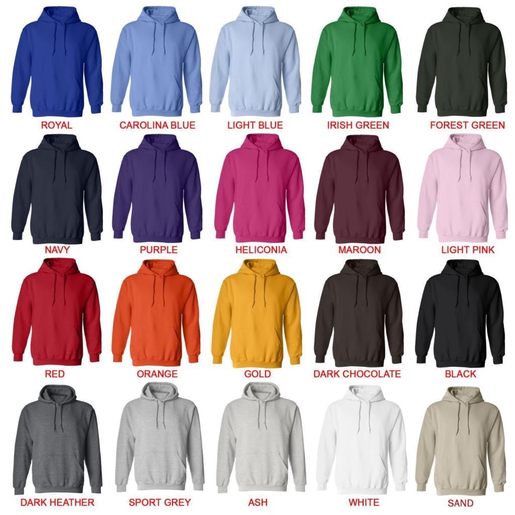 hoodie color chart - Diablo Merch