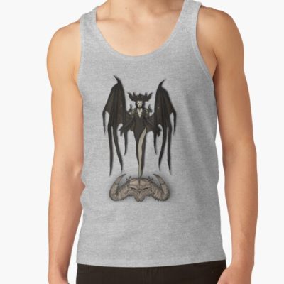 Lilith From Diablo 4 With Skull Tank Top Official Diablo Merch