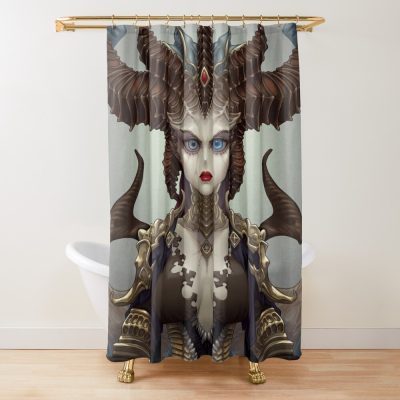 Diablo 4 Shower Curtain Official Diablo Merch