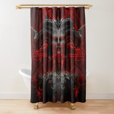 Diablo 4 Shower Curtain Official Diablo Merch