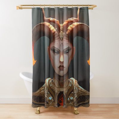 Diablo 4 Shower Curtain Official Diablo Merch