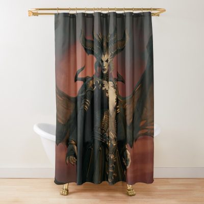 Diablo 4 Shower Curtain Official Diablo Merch