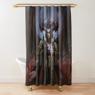 Diablo 4 Shower Curtain Official Diablo Merch